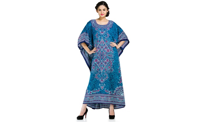 plus size beach caftan