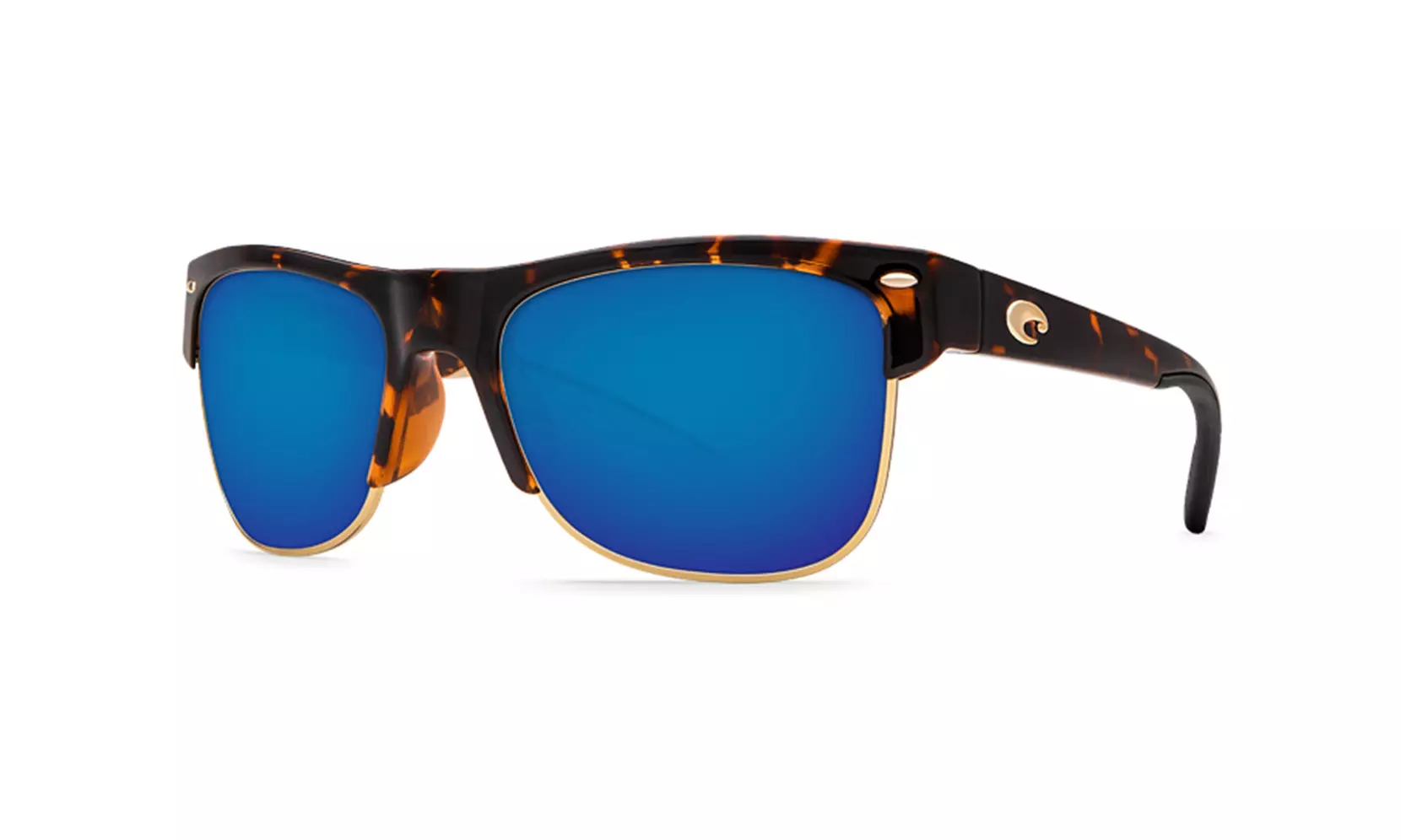 Costa Del Mar Pawleys PW 66 OBMGLP Retro Tortoise / Blue Mirror 580G - Primary Image