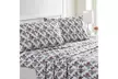 Modern Threads Printed Floral Microfiber Sheet Set - Second Medium