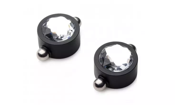 Magnetic Diamond Gem Nipple Clamps - Primary Image