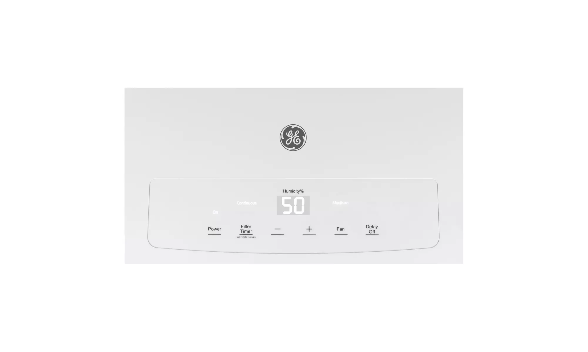 GE 50-Pint Portable Dehumidifier, White, ADEL50LW - Second Medium