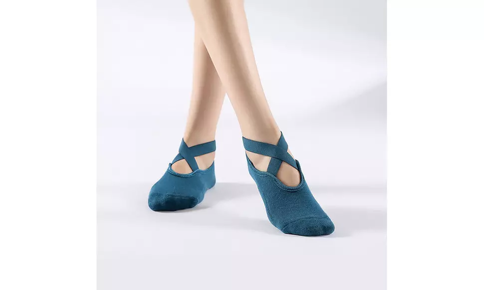 Non Slip Socks with Grips for Women Yoga Ballet Pilates Barre Dance