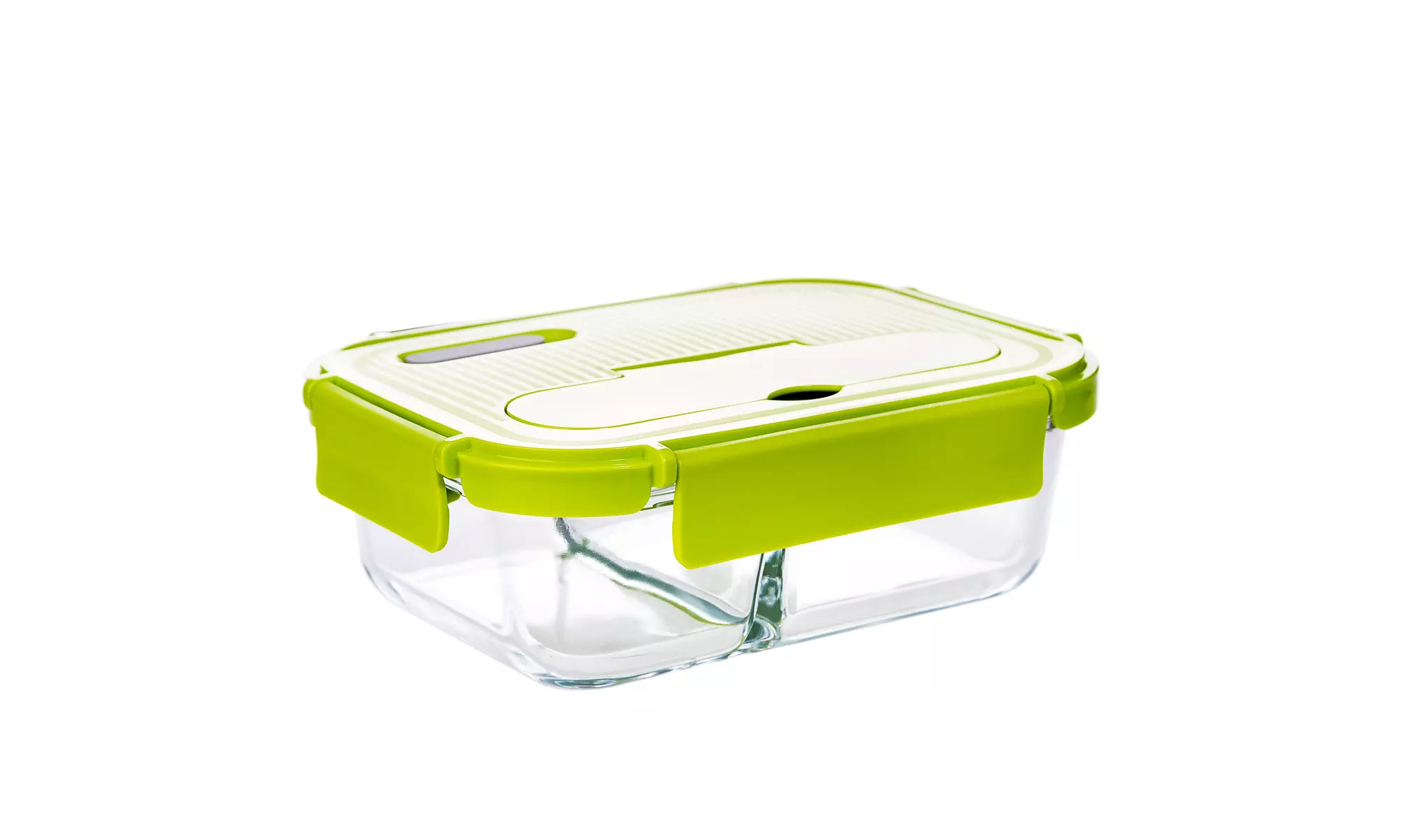 Borosilicate Glass Meal Prep Containers with Snap Locking Lids (1-3or 5 Pack)