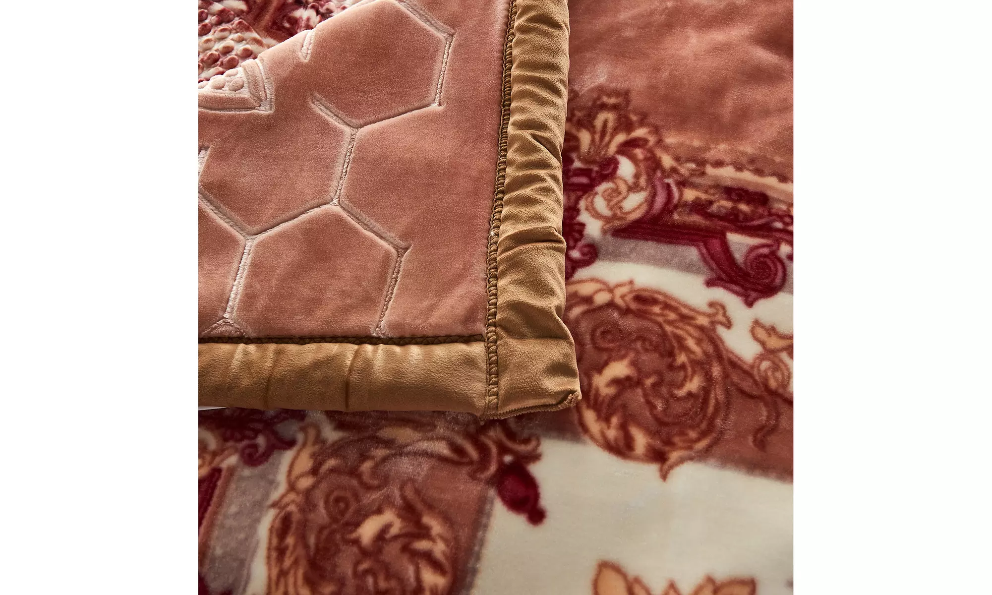 JML Heavy Fleece Blanket,2 Ply Printed Bed Blanket For King Size,85"x93",10Lb