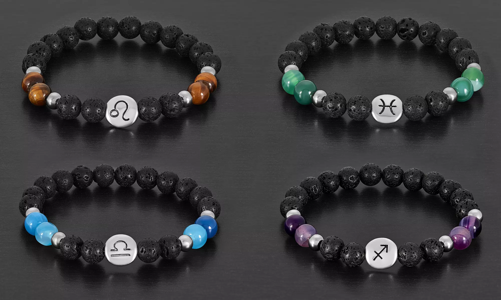 Natural Stone Horoscope Bracelets
