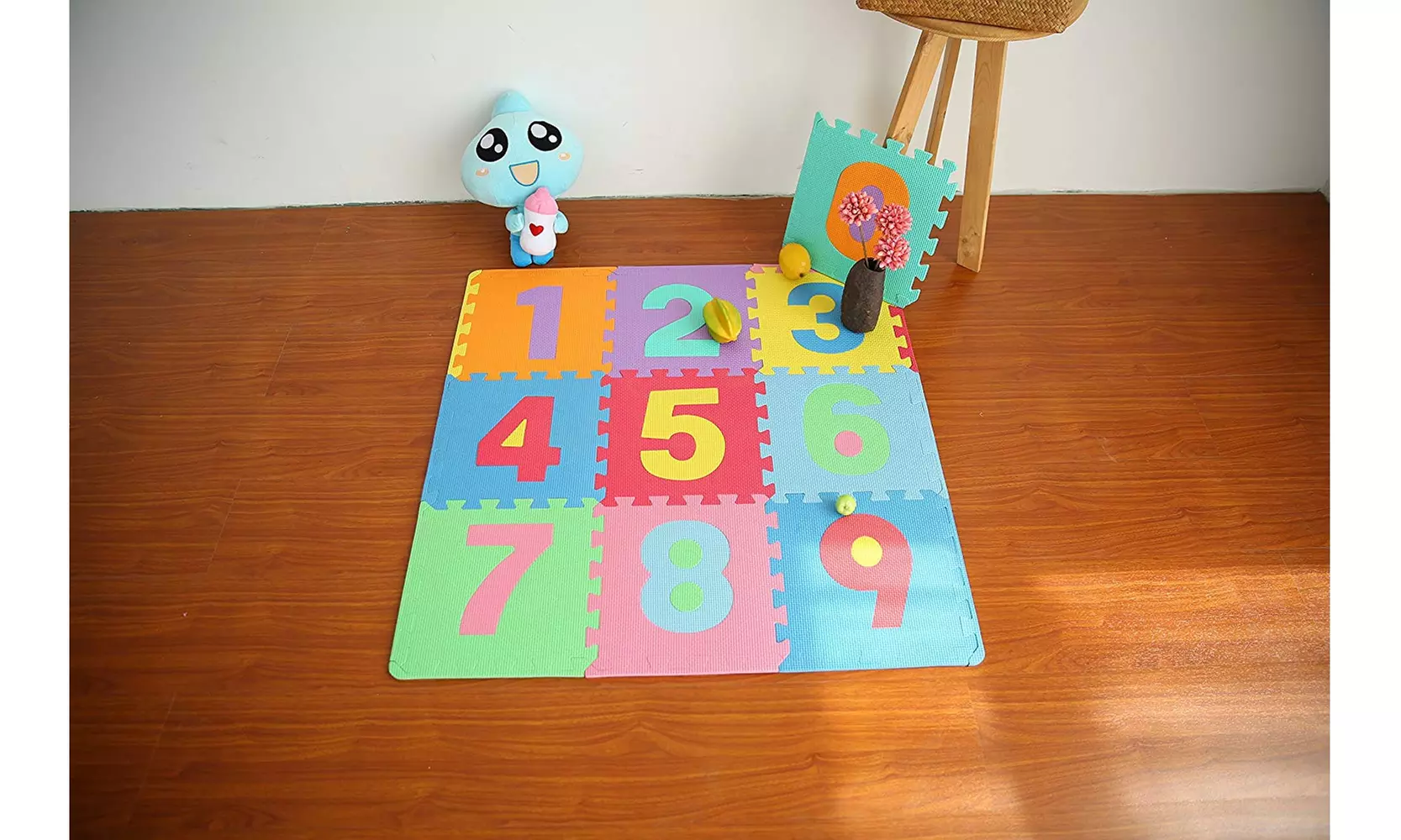 Kid's Multicolored Numbers Pu... | Groupon Goods