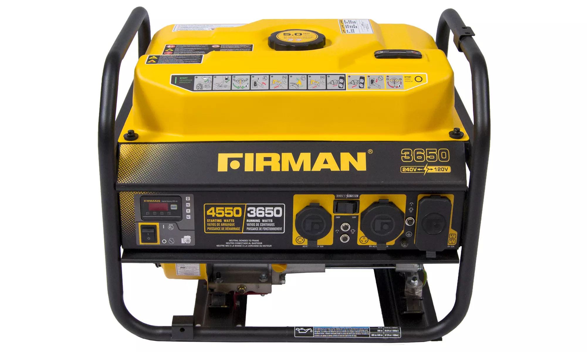 Firman Series Gas Recoil Start Generator, Non-CARB (4550-Watt) - Primary Image