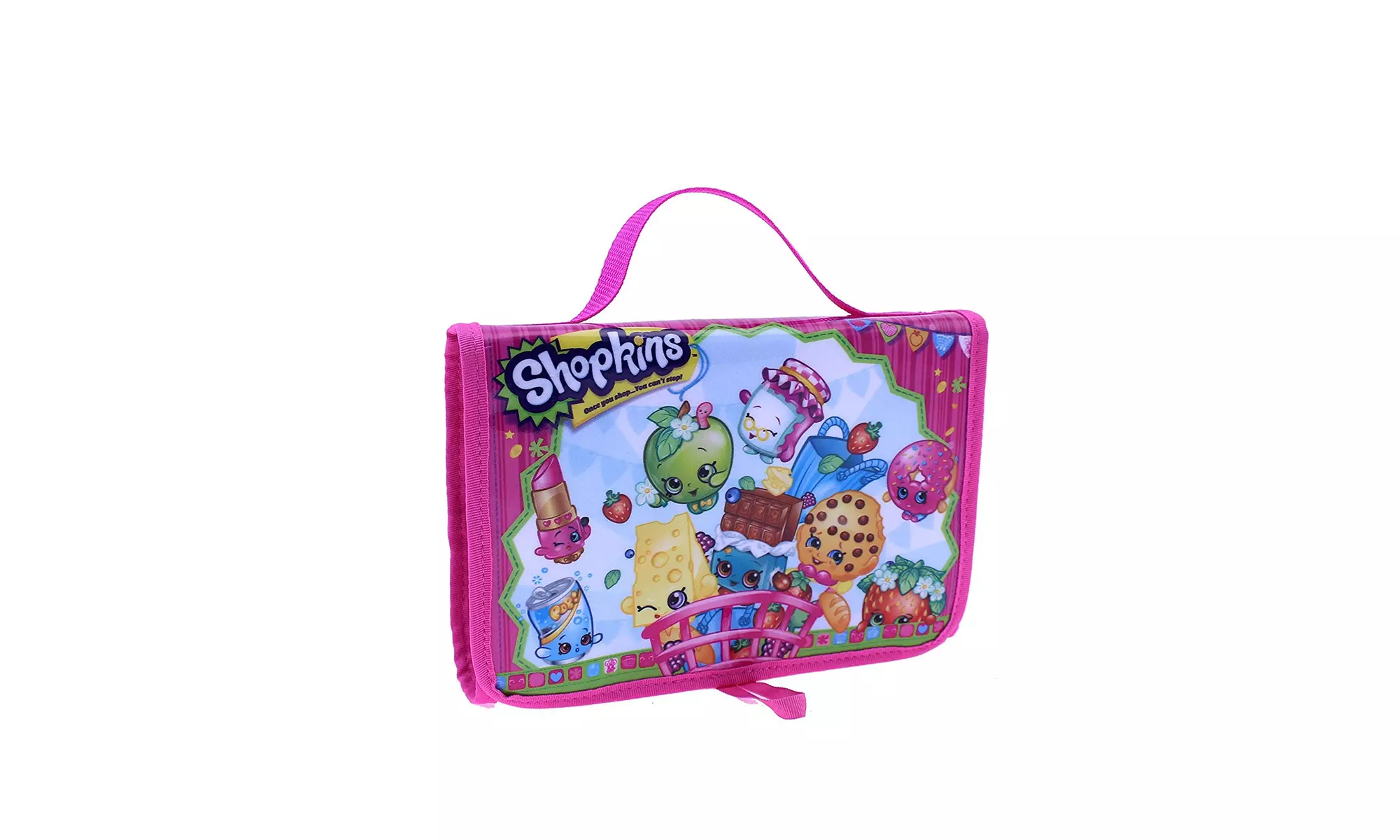 Shopkins Toy Carry Case Tri-Fold Storage Organizer  - Primary Image