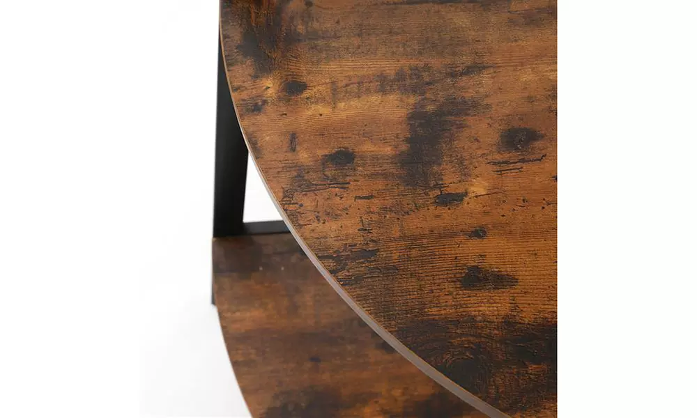 Industrial Corner Ladder Shelf 5 Tier Bookcase A-Shaped Display Organizer - Second Medium