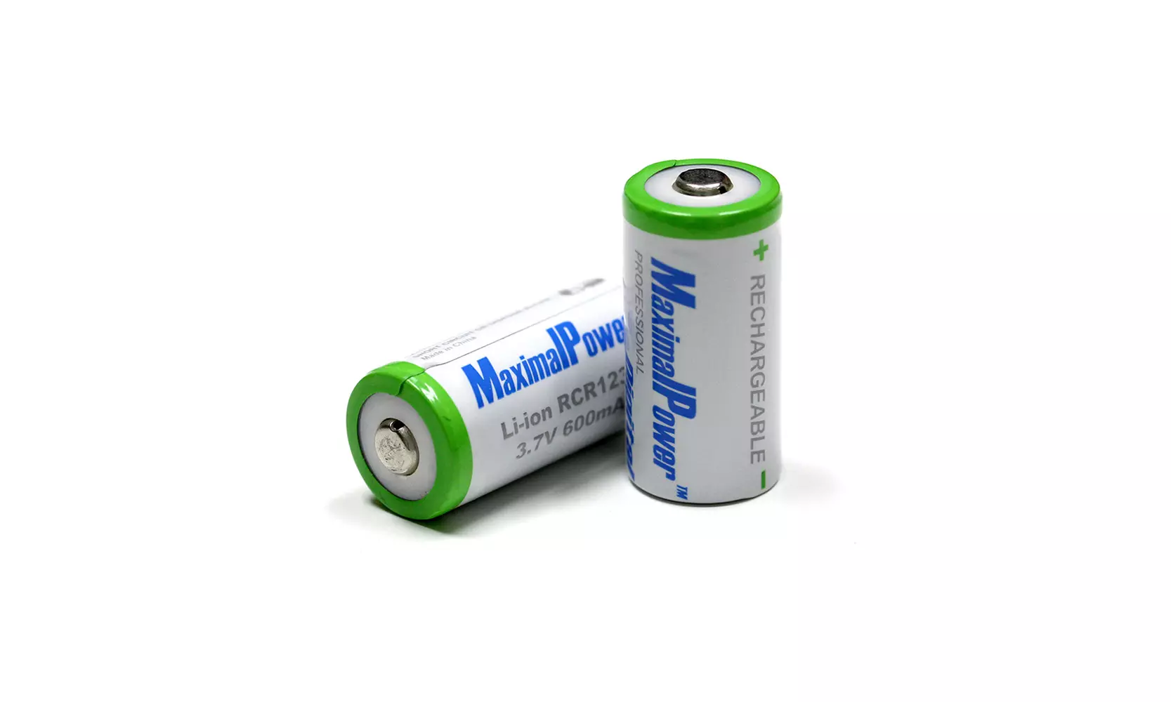  RCR123A Lithium Li-ion Battery Rechargeable CR123A 3.7V 600mAh  - Primary Image