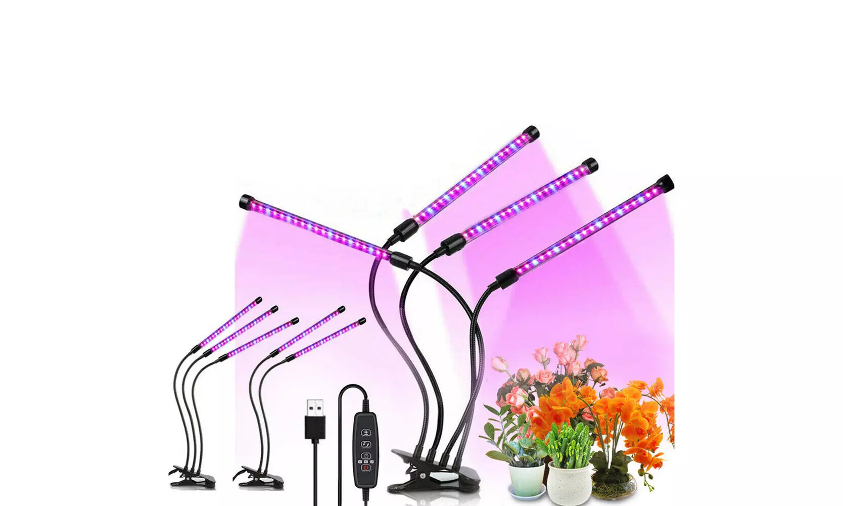 LED Grow Light Plant Growing Lamp Light for Indoor Plants Hydroponics Dimmable - Primary Image