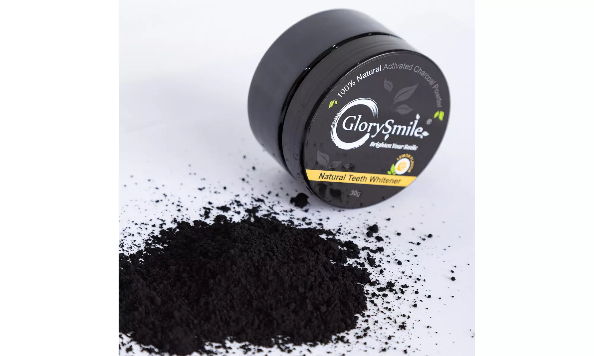 Glory Smile Activated Charcoal Powder for Teeth Whitening, 3 Flavors - Second Medium