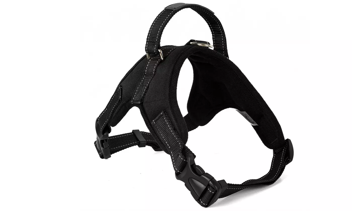 Dog Harness No-Pull Pet Harness Vest Hand Strap Adjustable Outdoor Collar Soft 