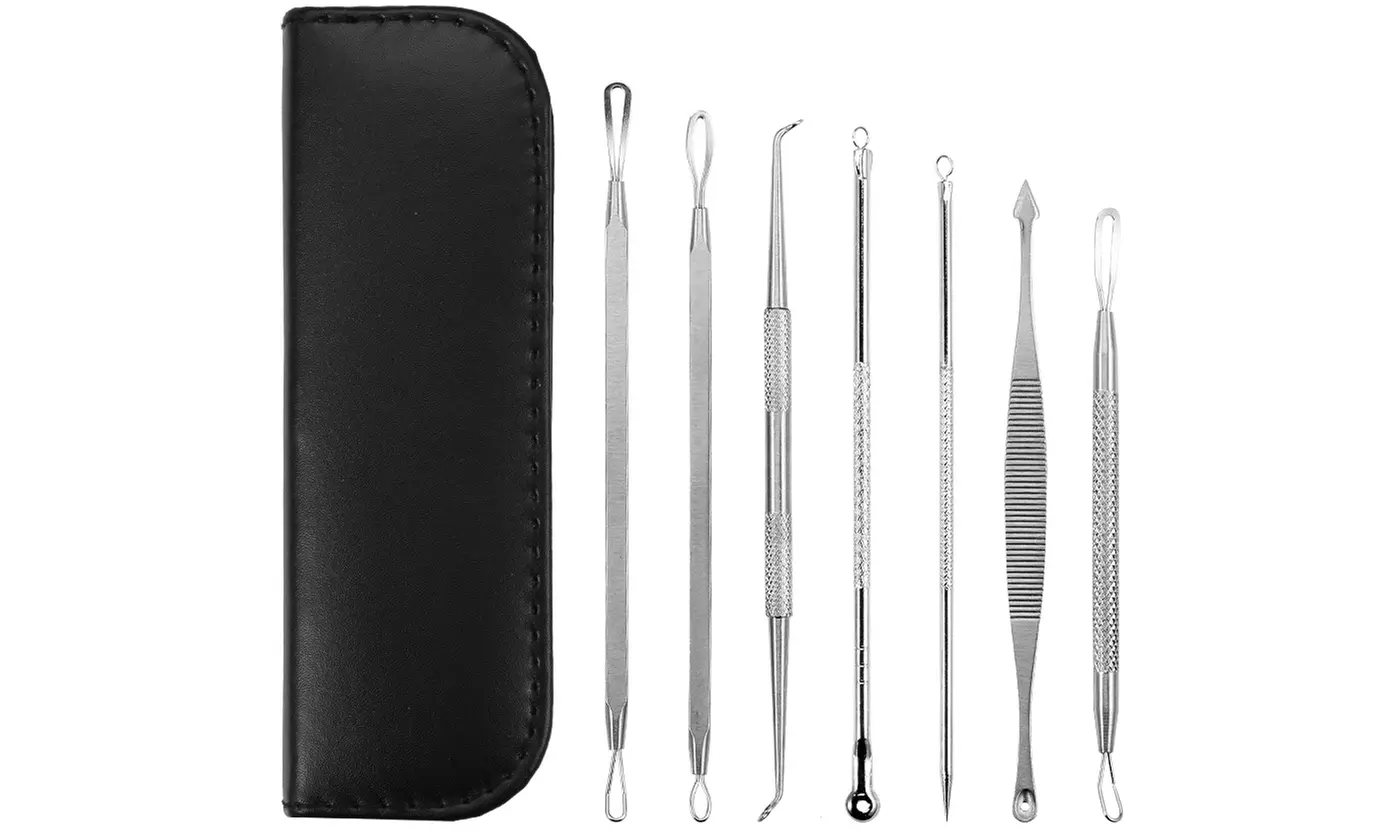 iMounTEK Stainless Steel Blemish-Extractor Set (8-Piece)