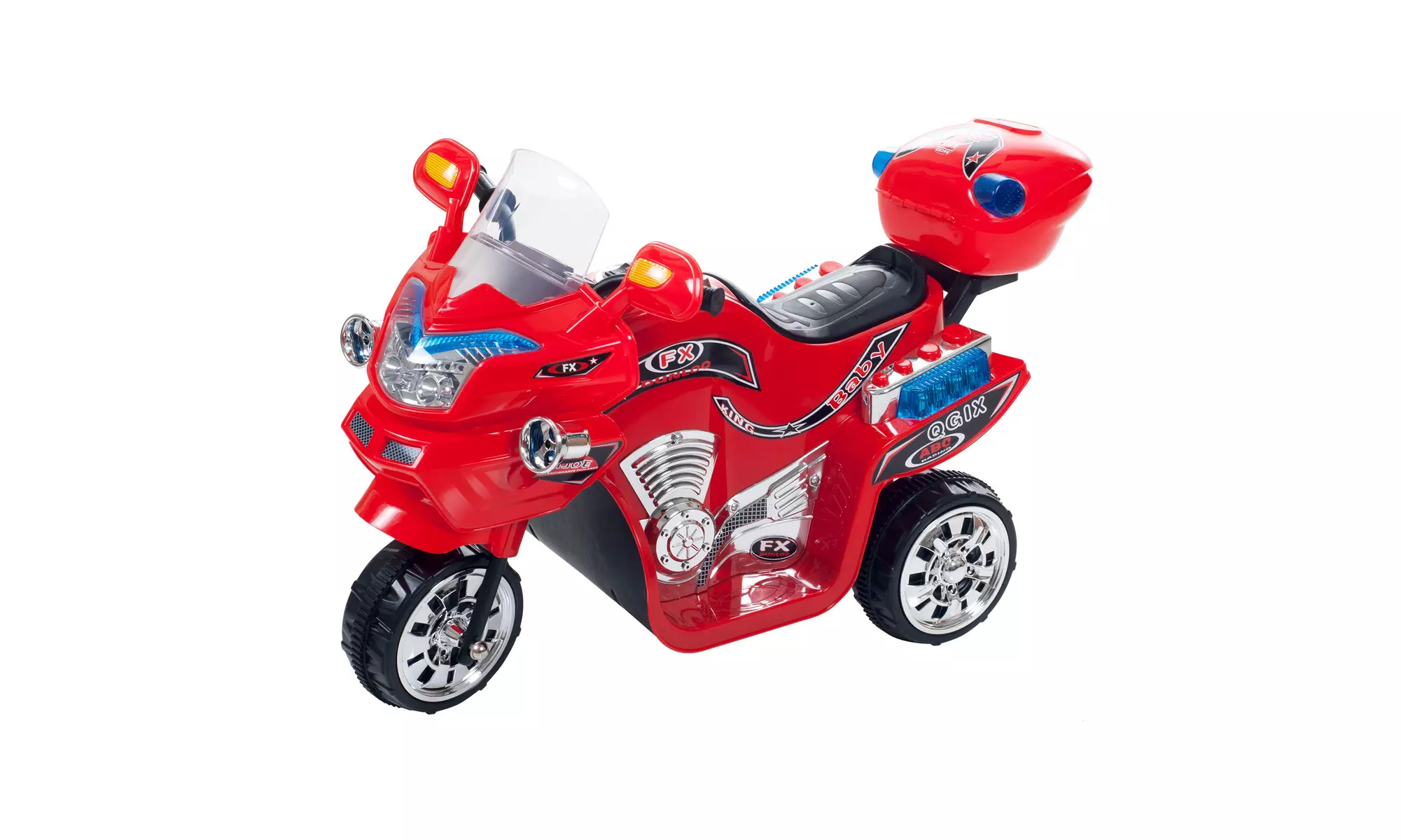 Lil' Rider FX 3 Motorcycle Wheel Battery Powered Bike - Red Ride on Toy 2-4 Yrs  - Primary Image