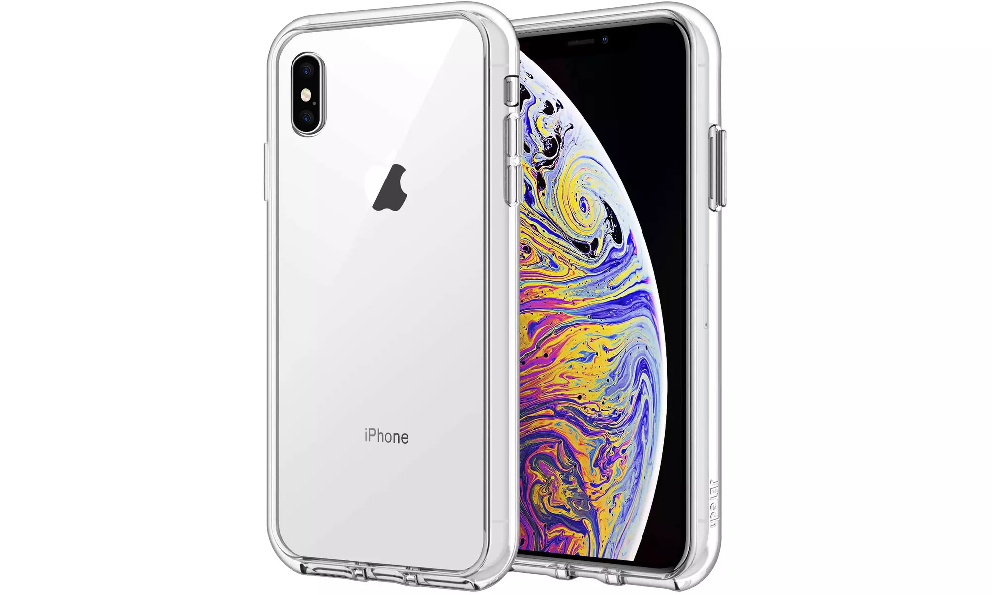 JETech Case for iPhone Xs Max 6.5-Inch Shock-Absorption Bumper Case Cover Clear - Primary Image