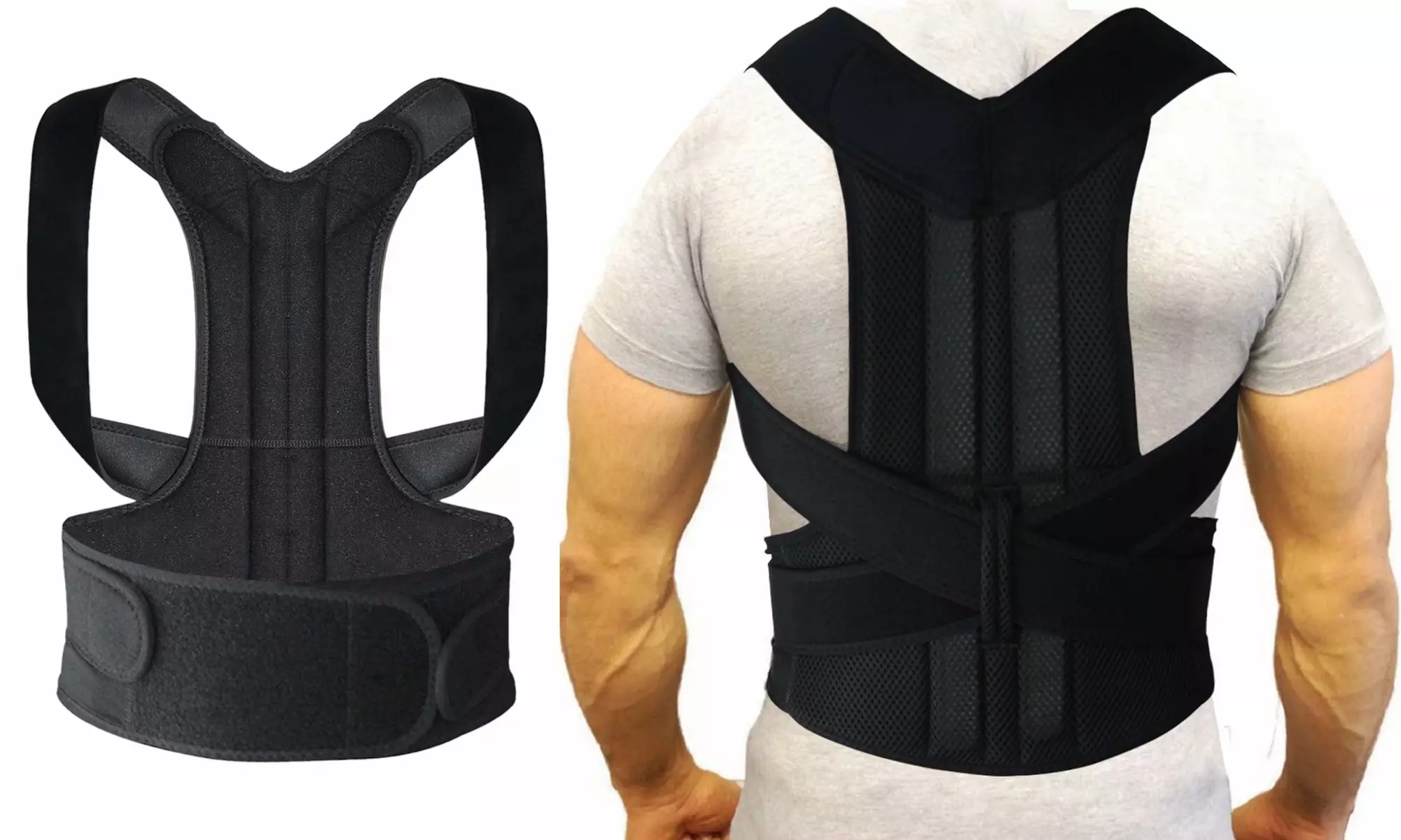 Posture Corrector Adjustable Back Support Brace - 5 Size - Primary Image
