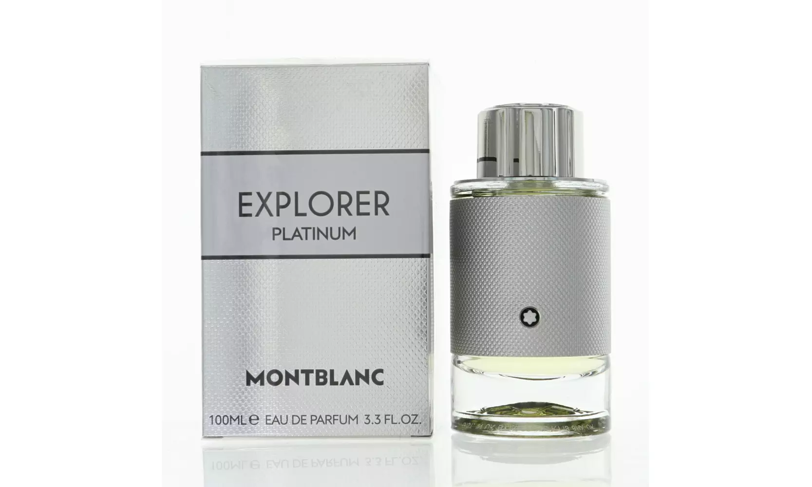 Mont Blanc Explorer Platinum Eau De Parfum Cologne for Men 3.3 Fl. Oz. 