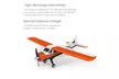  XK DHC-2 A600 4CH 2.4G Brushless Motor 3D6G RC Airplane 6 Axis Glider - Second Medium