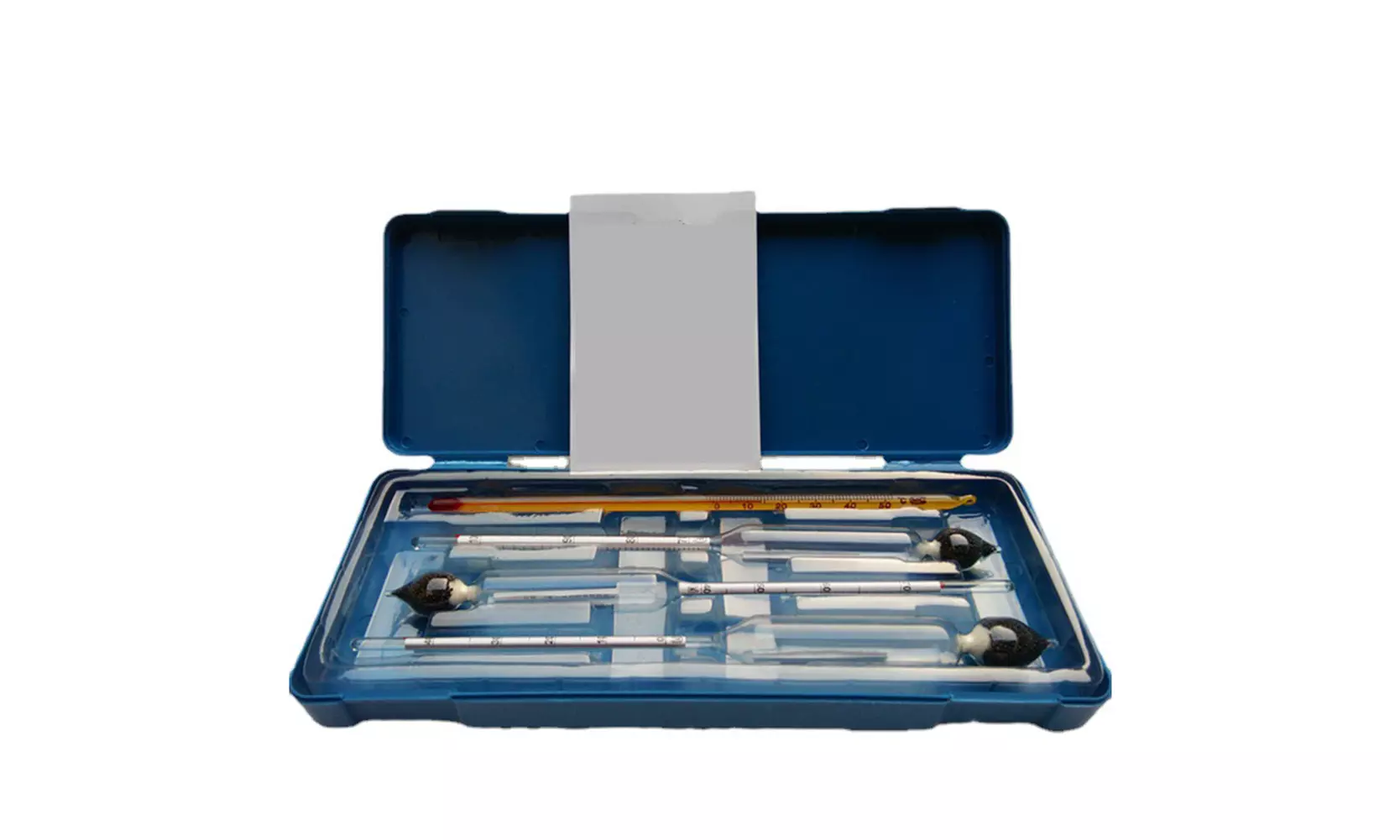 US Alcohol Hydrometer 0-100% Accurate Meters Whiskey Moonshine Distill Test Jar - Primary Image