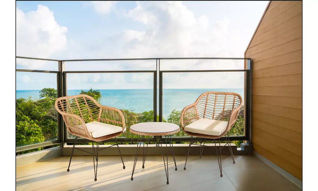 Three-Piece Outdoor Patio Conversation Seating Set - Primary Image