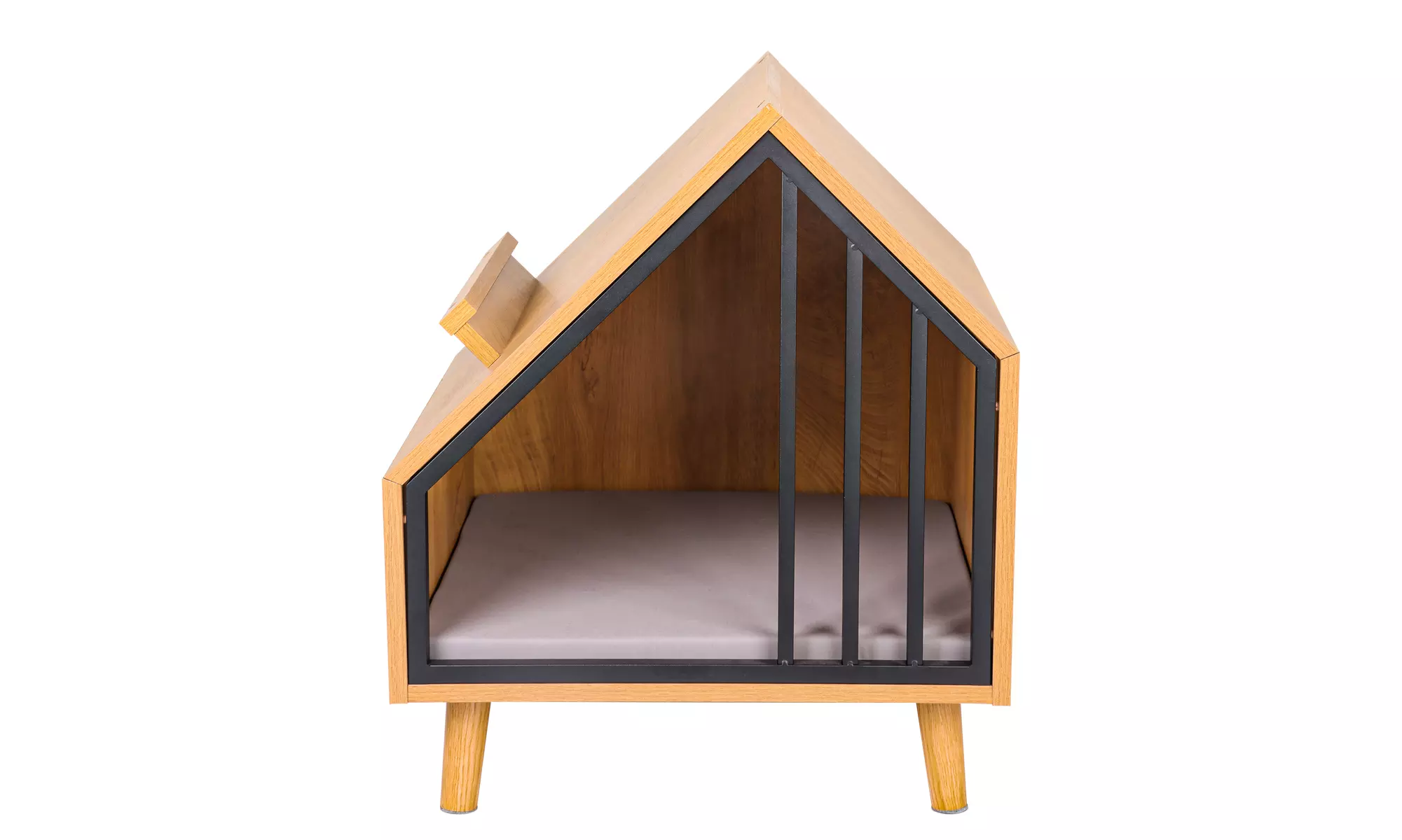 Cat House, Wooden Cat Condo Bed, Furniture for Cat and Small Dog House - Primary Image