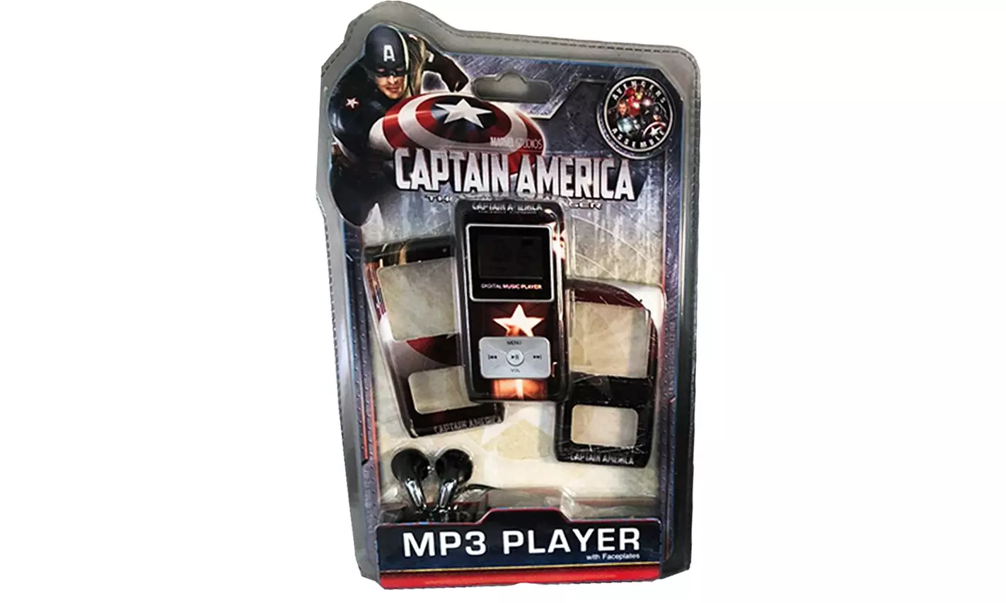 MP3 Player with Changing Plates Captain America Thor Batman - Second Medium