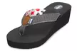 Floopi Women's Thong Flip Flop Wedge Sandals - Second Medium