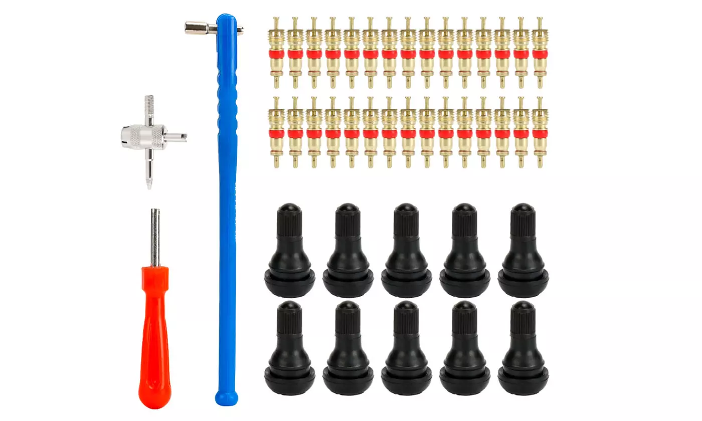43Pcs Car Tire Valve Stem Installation Tool Set - Primary Image
