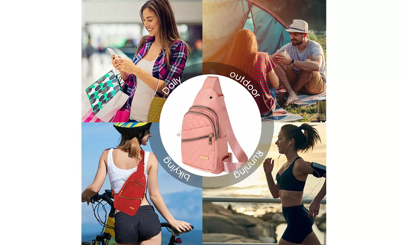 Crossbody Small Sling Backpack Chest Bag Daypack for Travel Sport Running Hiking