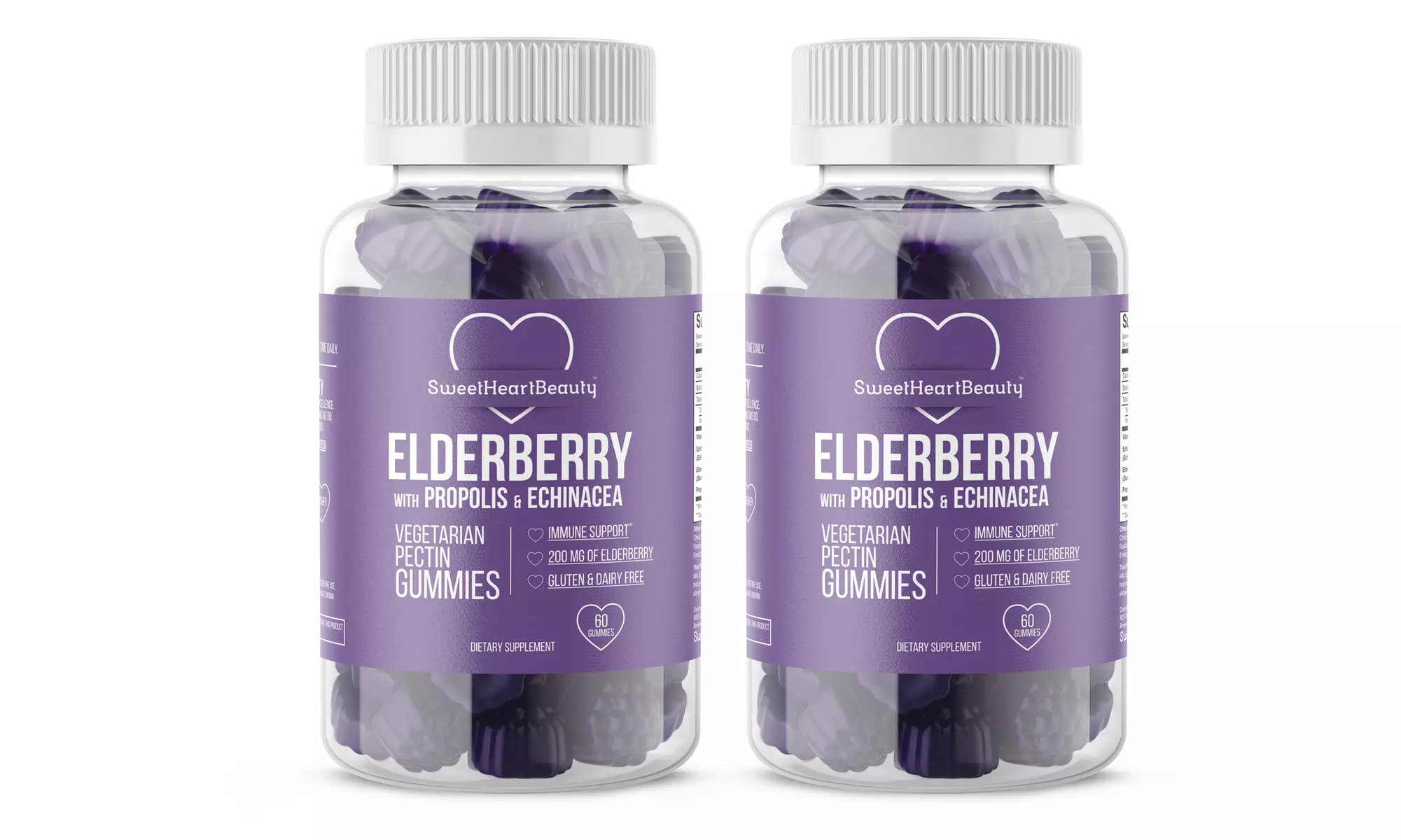 Buy One Get One Free: Elderberry Gummies with Echinacea and Propolis - Primary Image