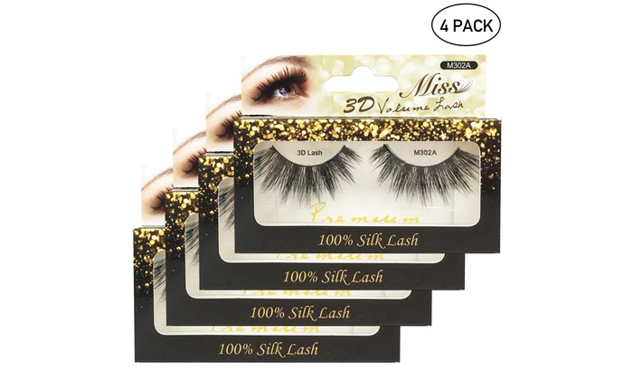 Up To 66 Off On 4 Packs Miss Lashes 3d Volume Groupon Goods