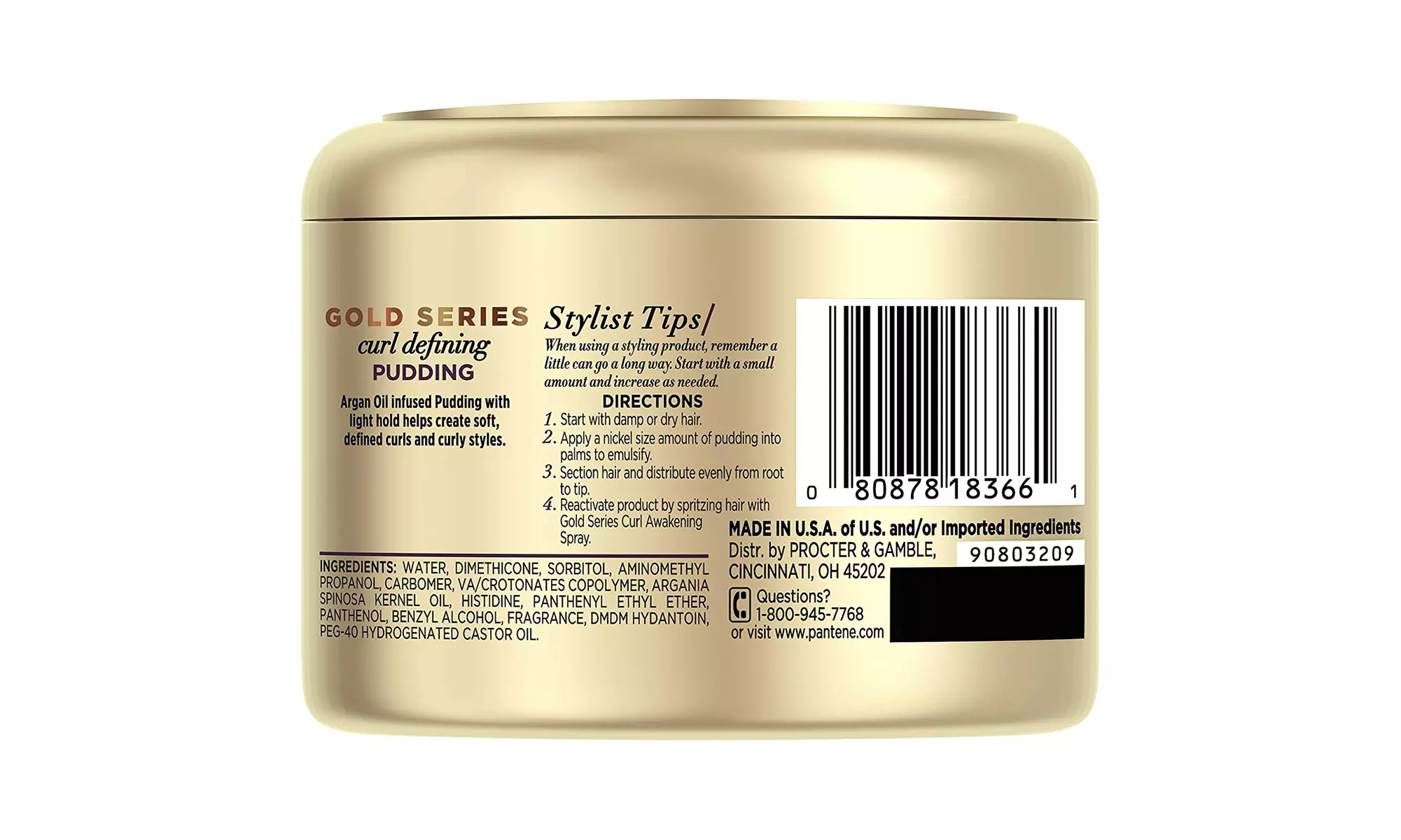 Gold Series Curl Defining Pudding - Second Medium