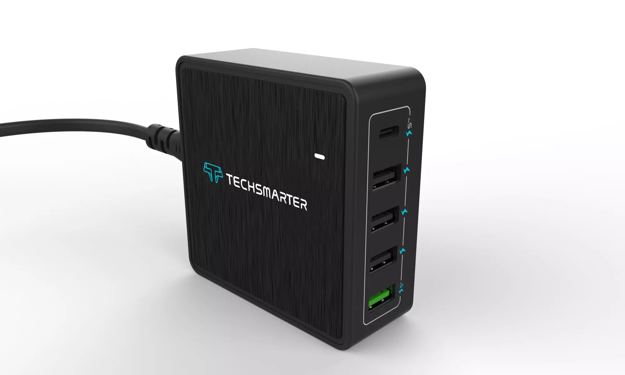 Techsmarter 60W Multi USB-C PD Charger Station for iPhone iPad Samsung Galaxy LG - Primary Image