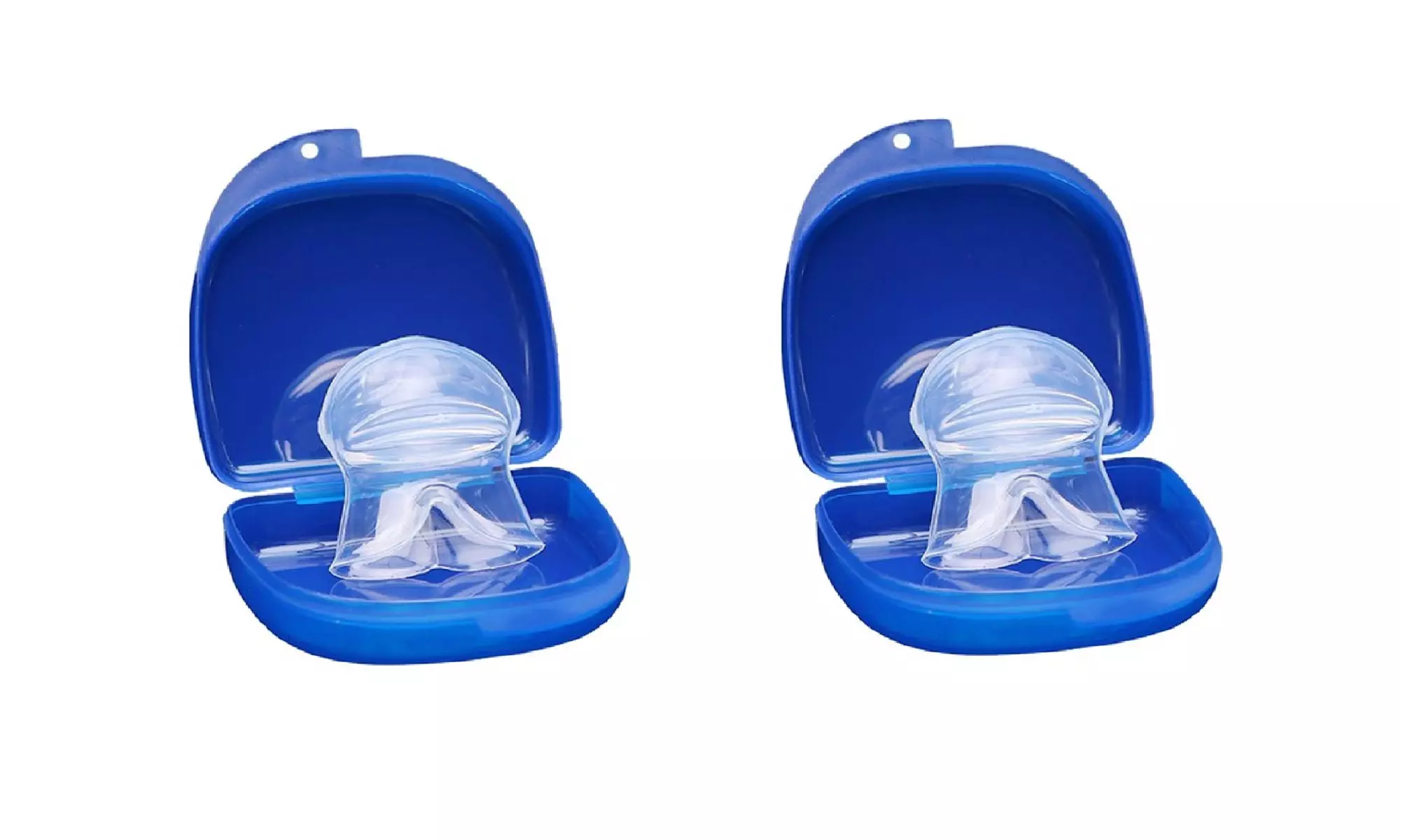 2pcs Anti Snoring Tongue Device Silicone Sleep Apnea Aid Stop Snore Sleeve - Primary Image