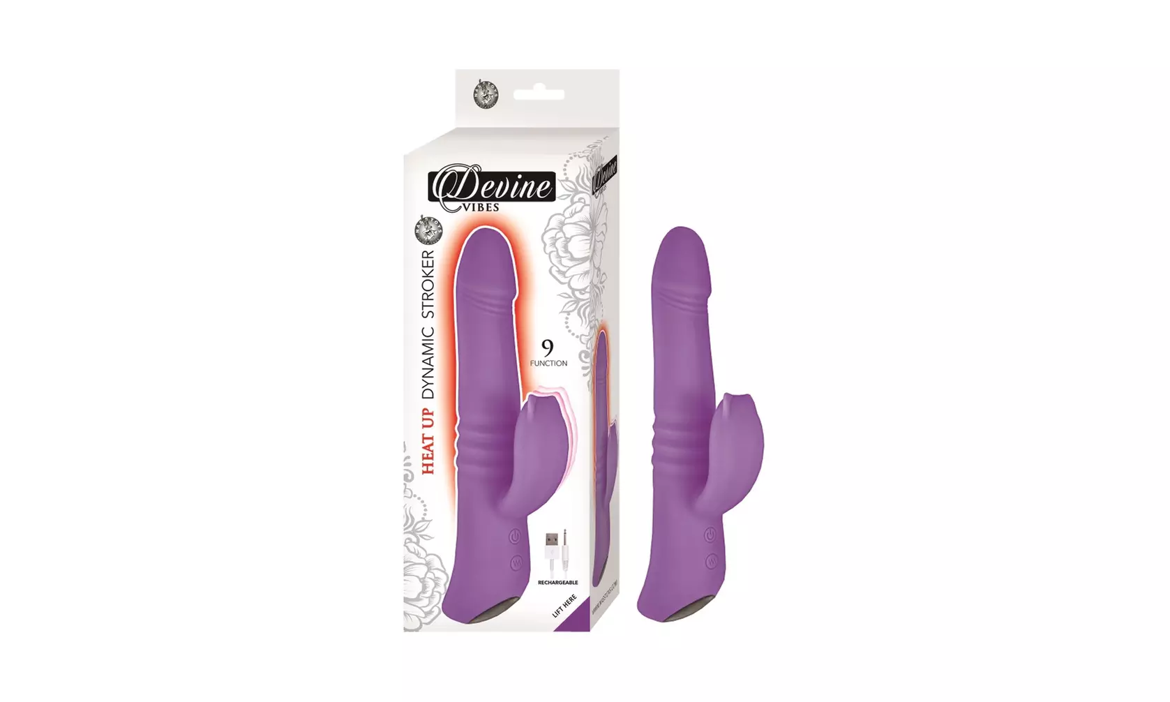 Nasstoys Devine Heat-Up Dynamic Thruster Vibrators