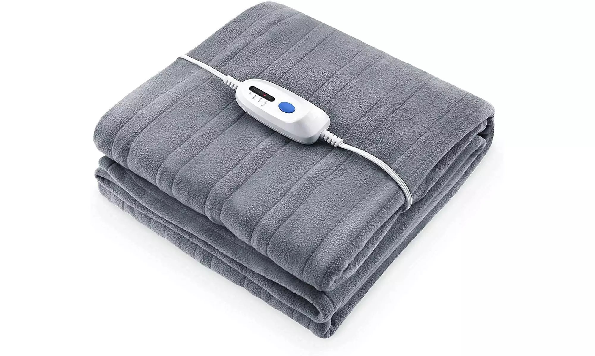 Electric Heated Blanket Twin Size 62 x 84 Polar Fleece Full Body - Primary Image