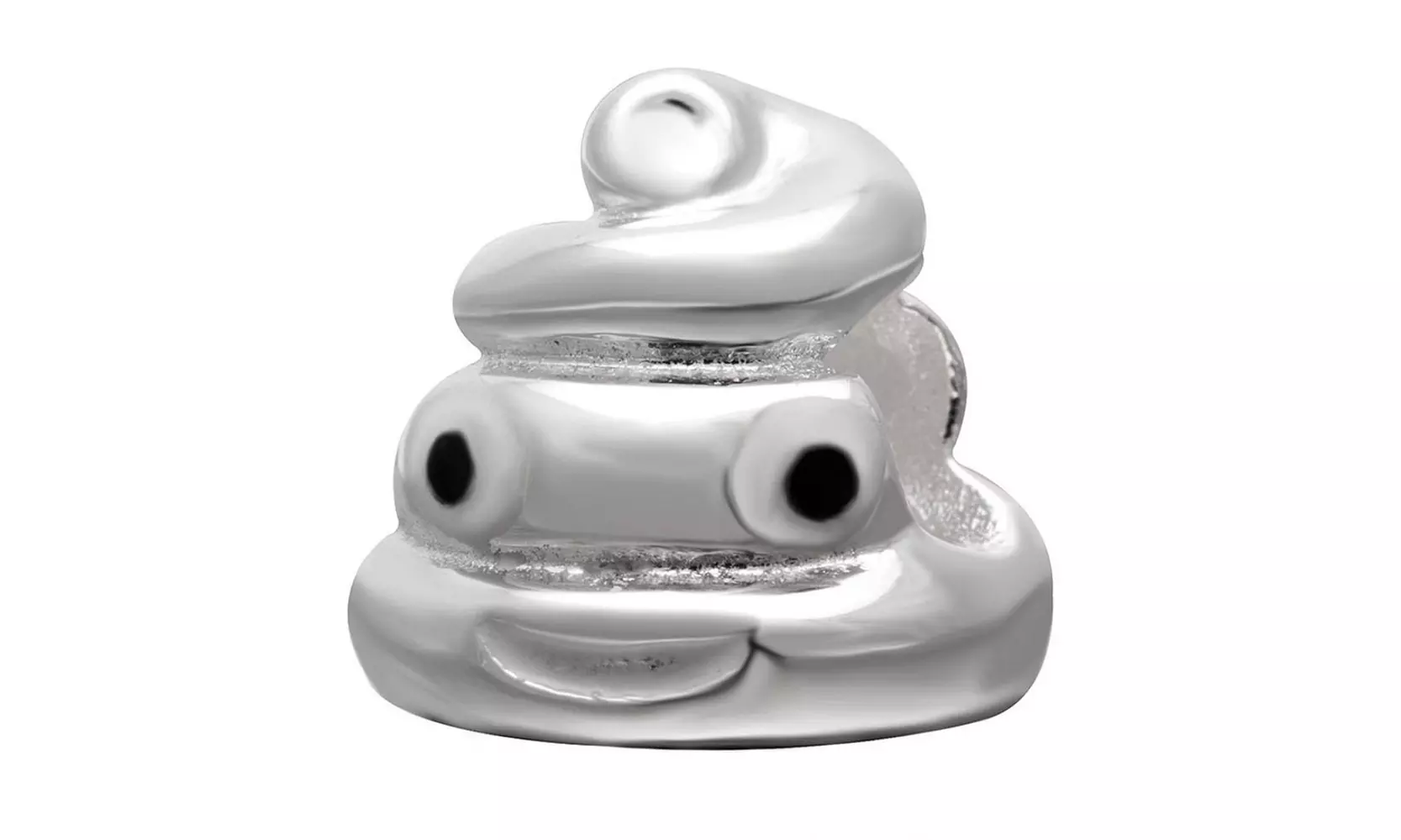 Emoji "Smiling Poooo" Pandora Style Charm - Primary Image