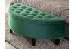 Half Moon Modern Velvet Tufted Storage Ottoman Bench - Second Medium
