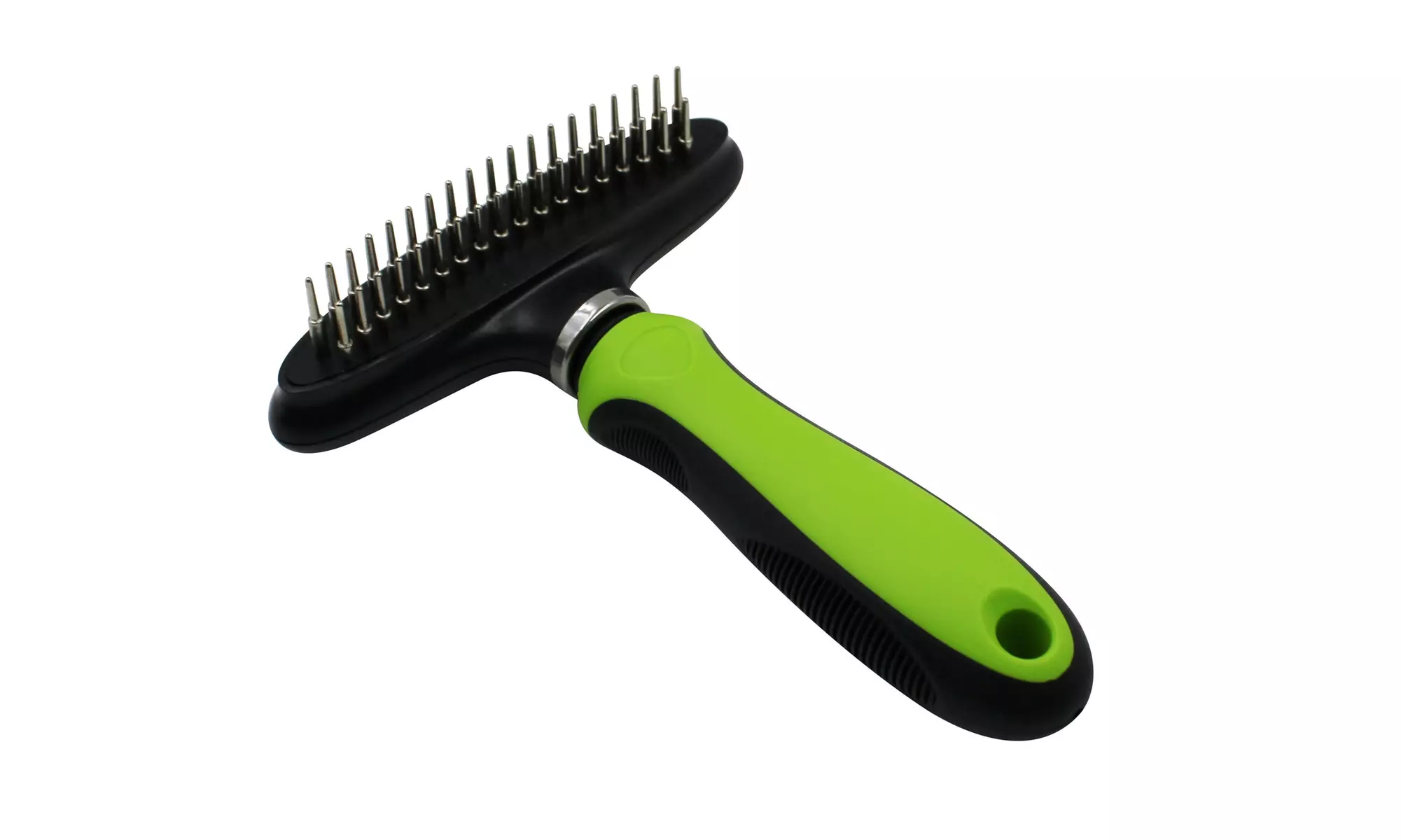 Pet Life Flex Series Dual-Row Grooming Rake Pet Comb - Primary Image