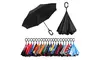 Double Layer Inverted Umbrellas Reverse Folding Umbrella Windproof UV Protection