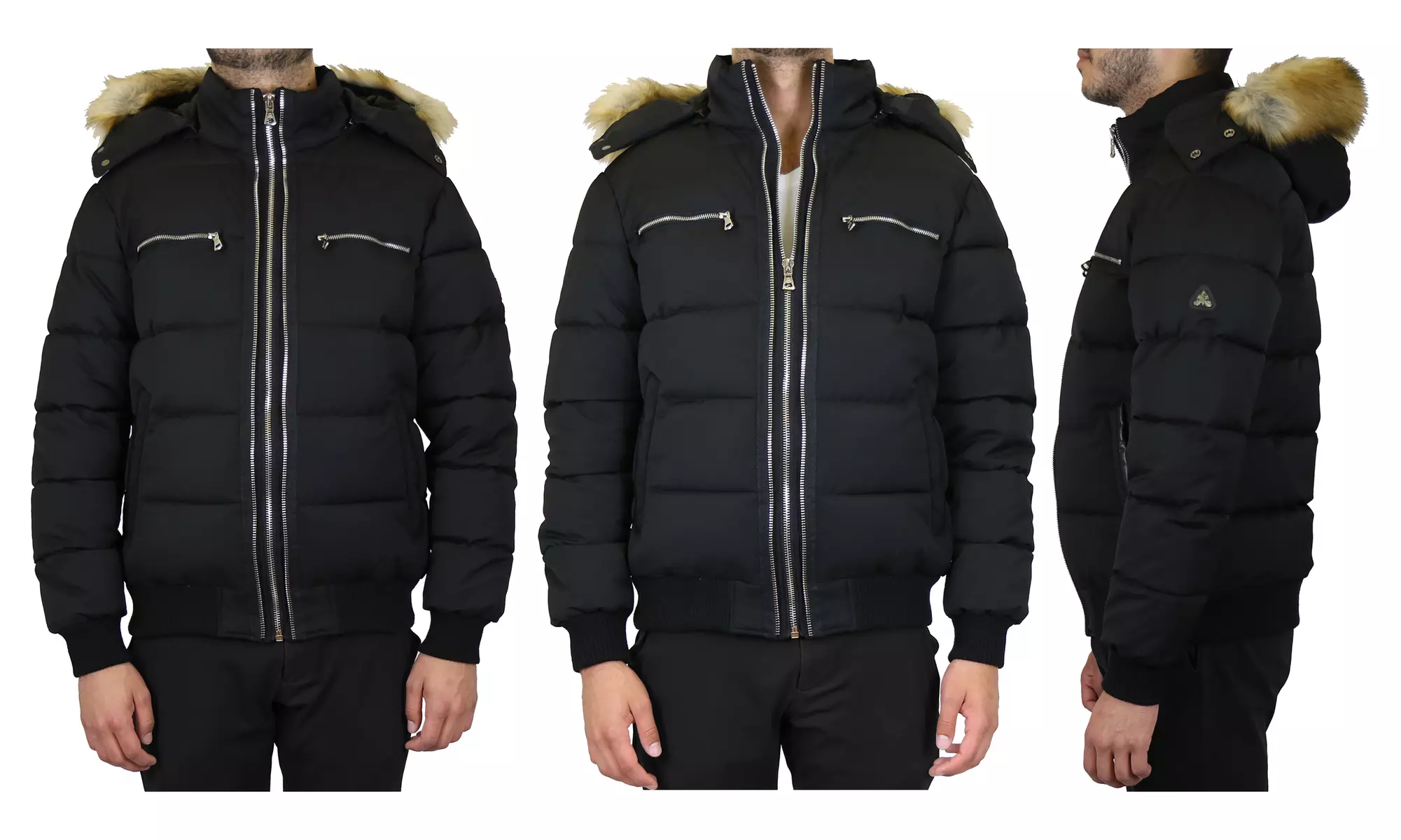 Spire By Galaxy Men's Heavyweight Parka Jacket with Detachable Hood (S-2XL)