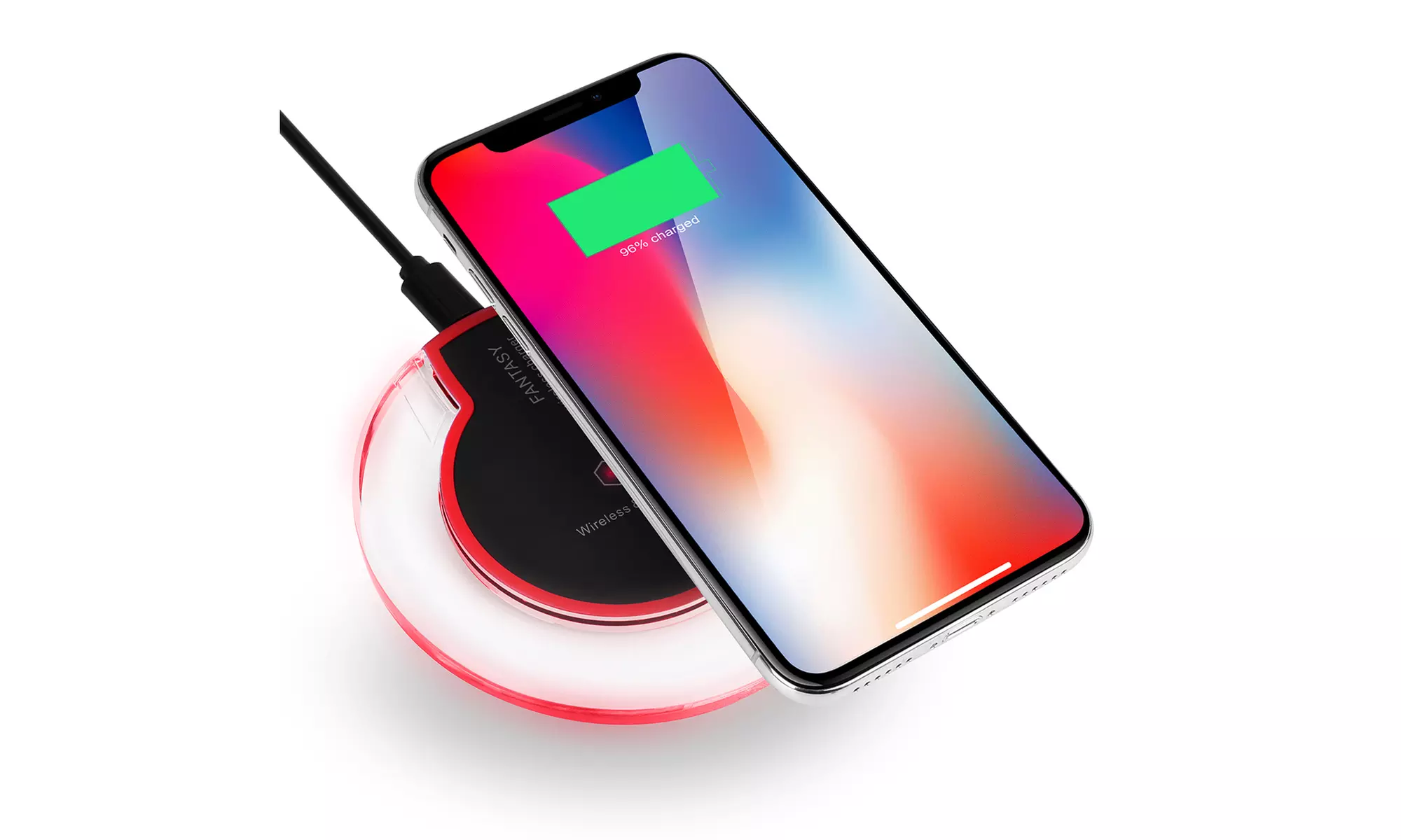 Wireless Qi Charger For Apple iPhone & Samsung - Primary Image
