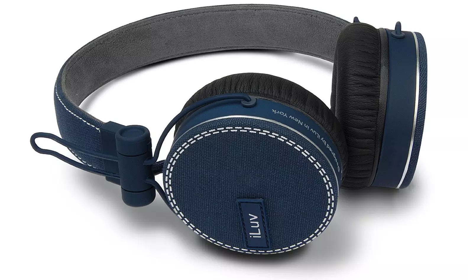 iLuv Rockefeller premium over ear HP Smartphone (Blue, Red or White) - Primary Image