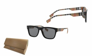 Burberry Men's Rectangle Sunglasses 