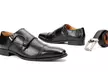 Vincent Cavallo Men's Monk Strap Dress Shoes with Matching Belt - Second Medium