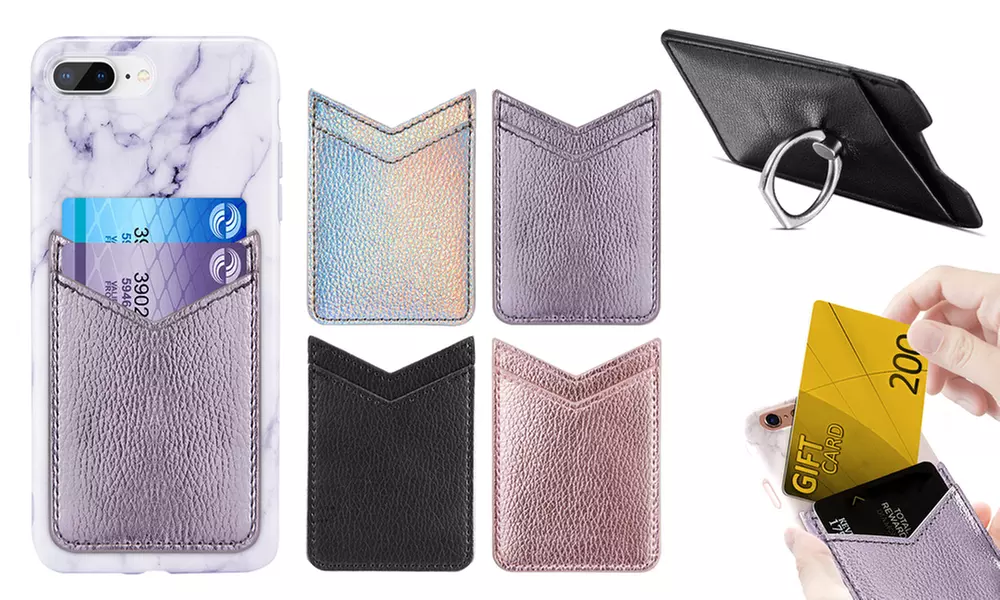 WalvoDesign Universal Adhesive Sticky Card Storage Sleeve - Primary Image