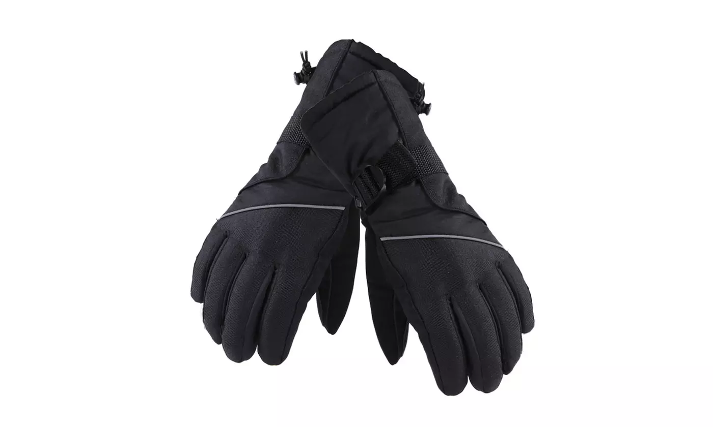 Men Waterproof Winter Ski Snowboard Gloves for Skiing Snowboad Shoveling Outdoor