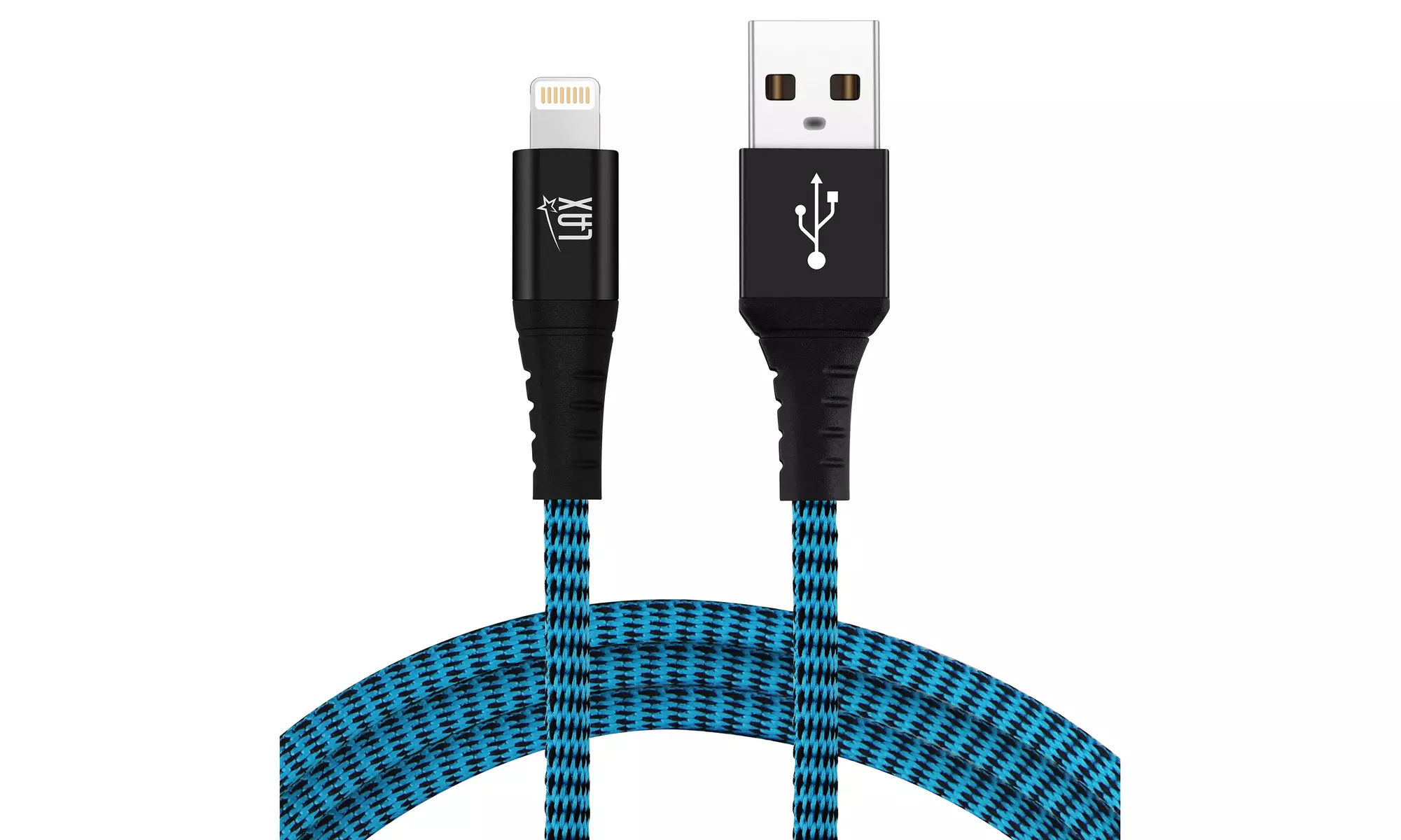 LAX Apple Certified Braided Lightning Cable for iPhone and iPad