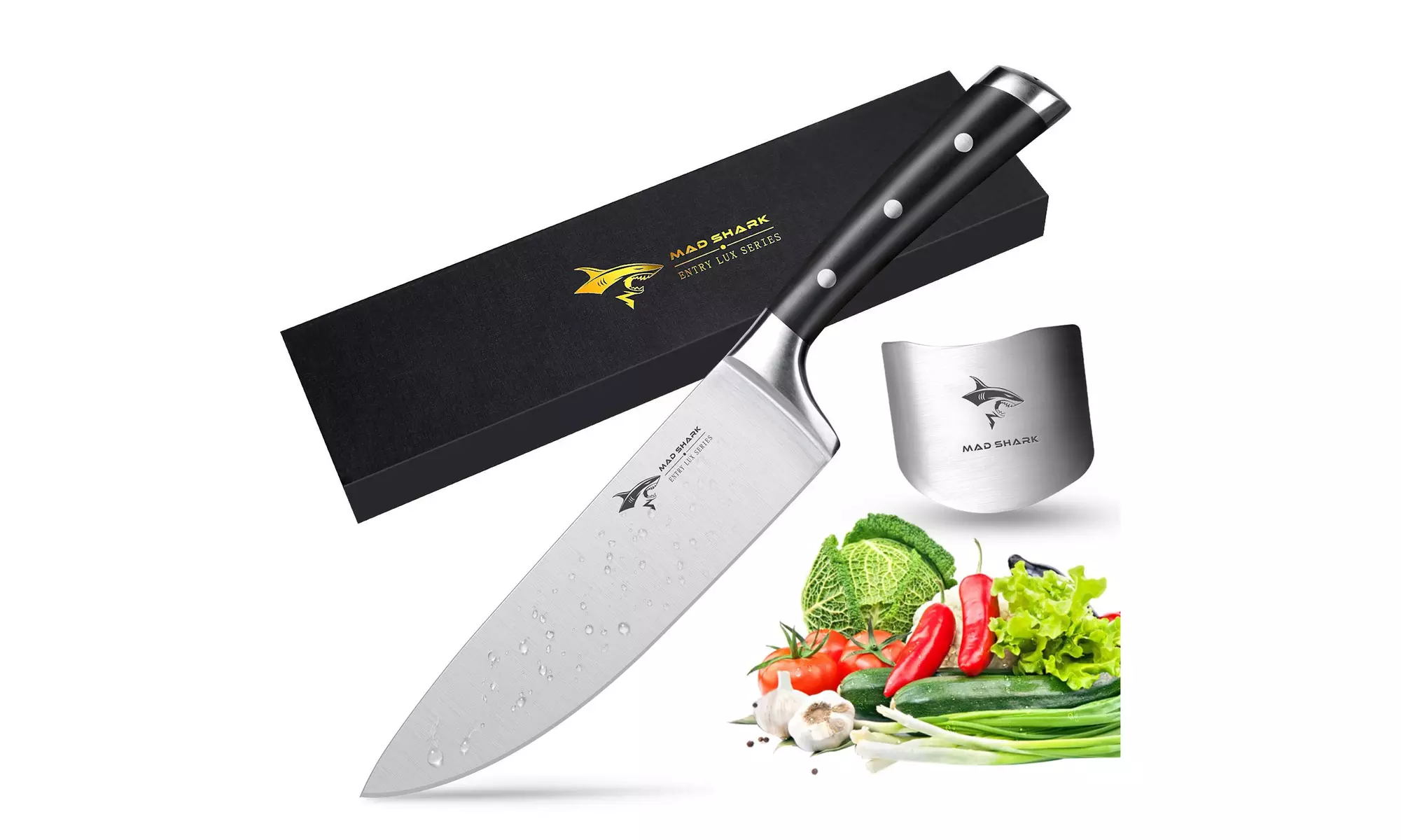 Chef Knife - MAD SHARK Pro Kitchen Knife 8 Inch Chef's Knives - Primary Image